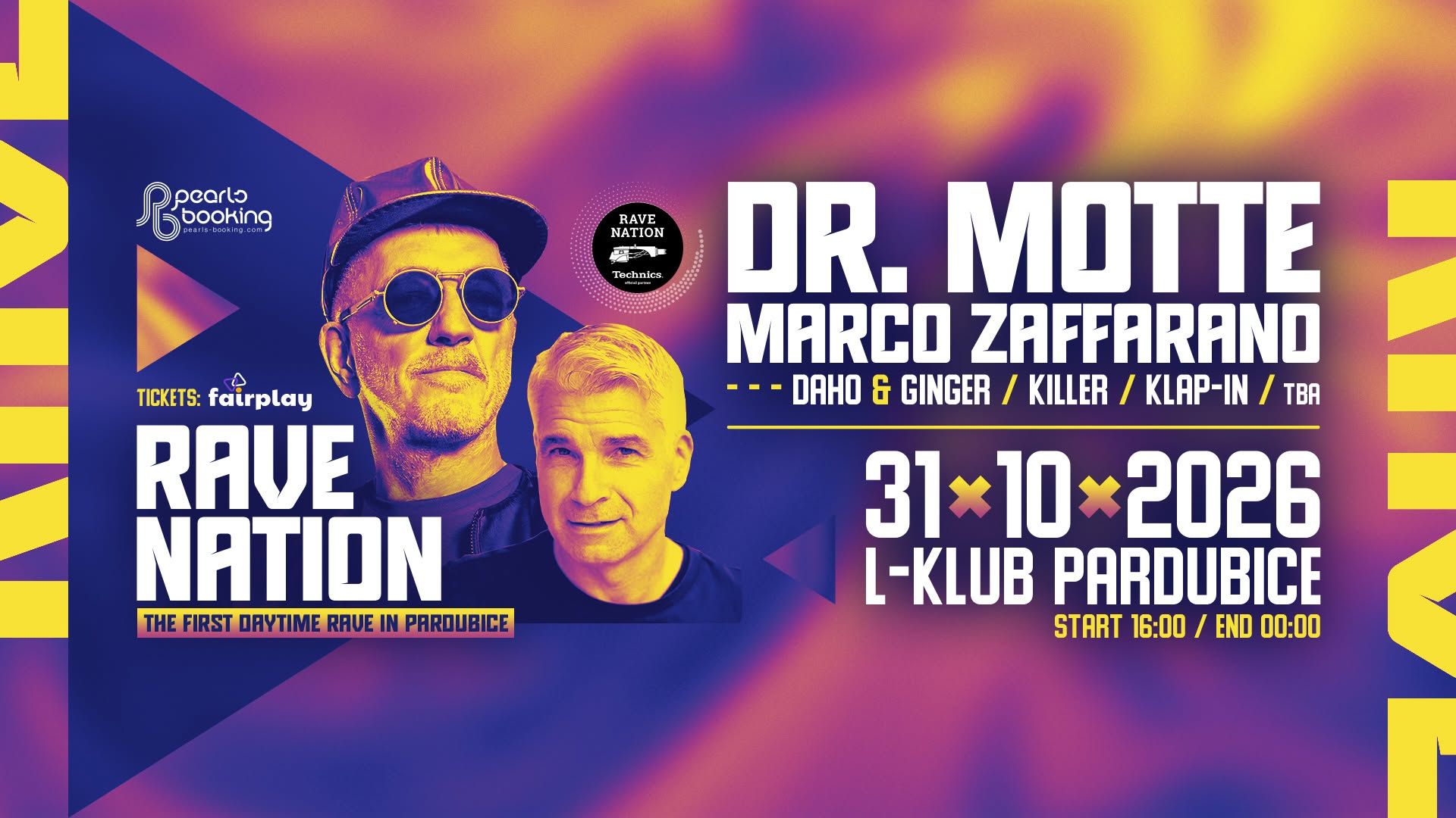 Rave Nation 2026: Dr. Motte, Marco Zaffarano