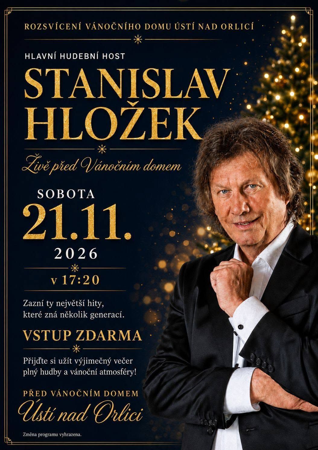 Slavnostní rozsvícení Vánočního domu v Hylvátech