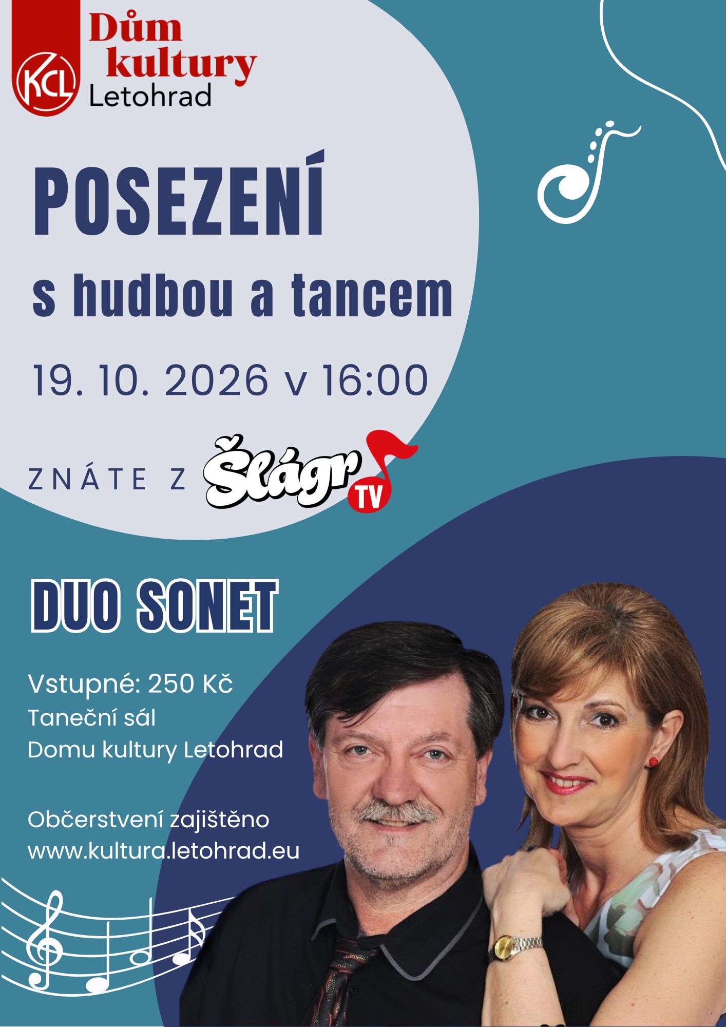 Posezení s hudbou a tancem