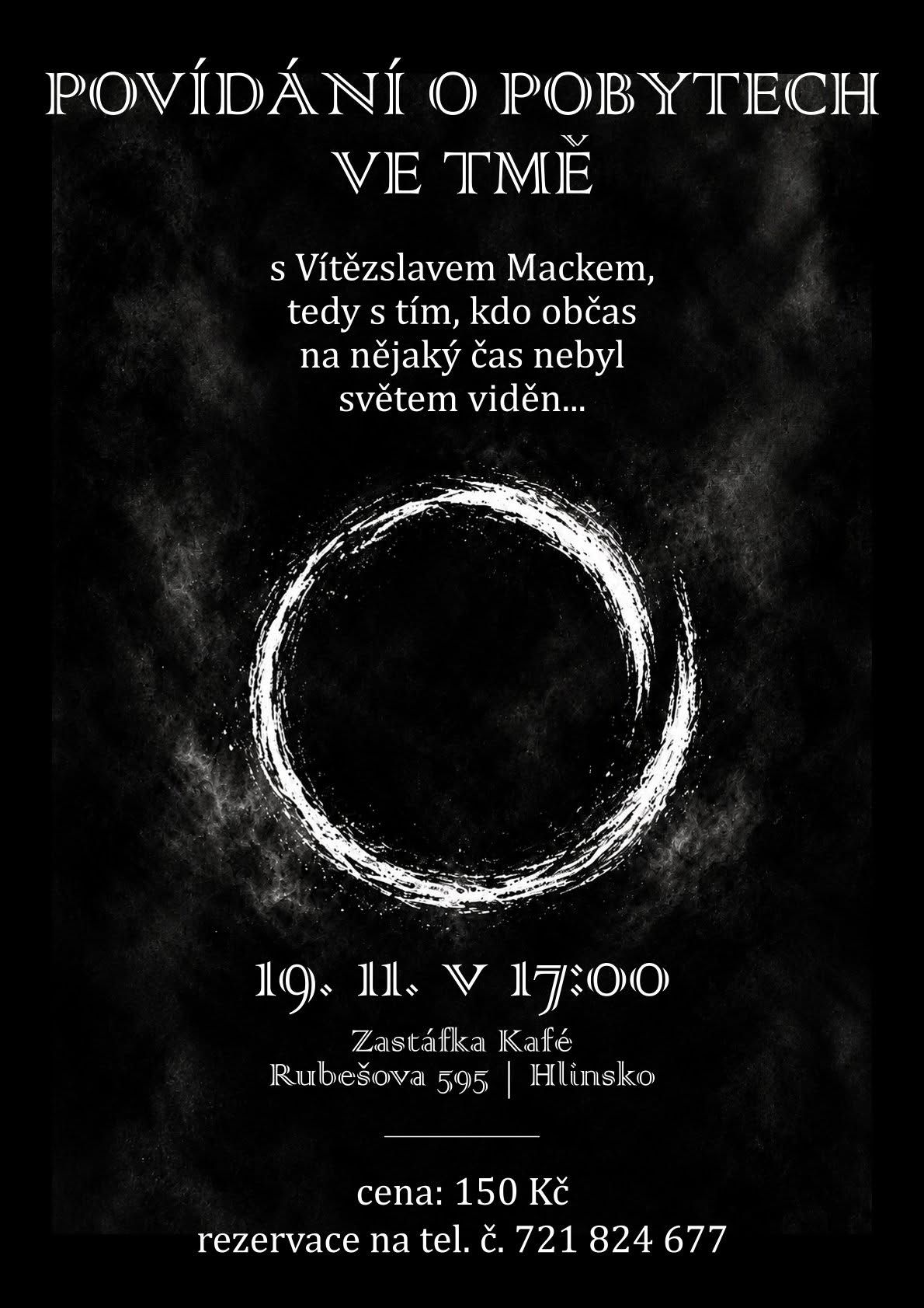 Povídání o pobytech ve tmě