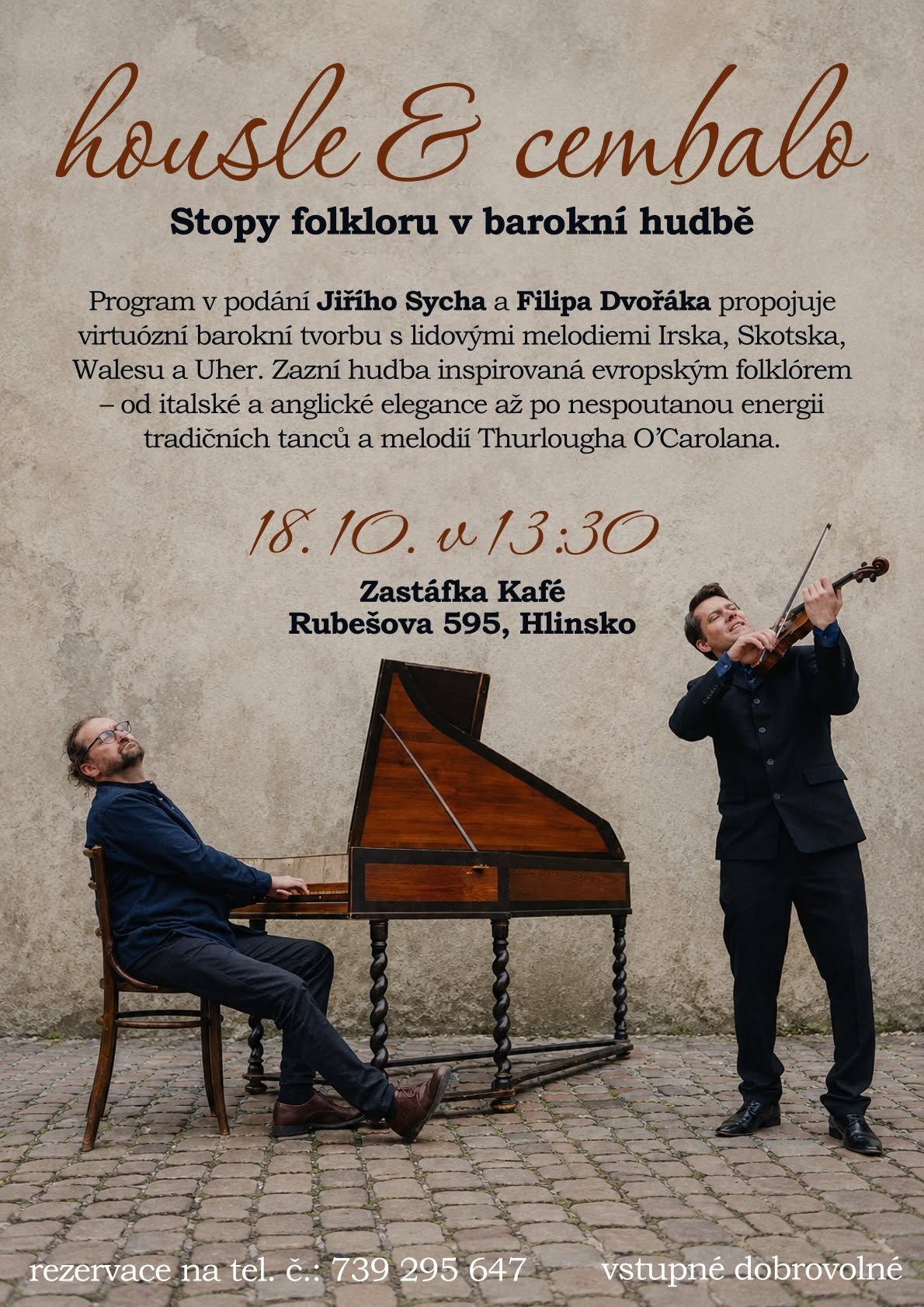 Housle a cembalo - stopy folkloru v barokní hudbě