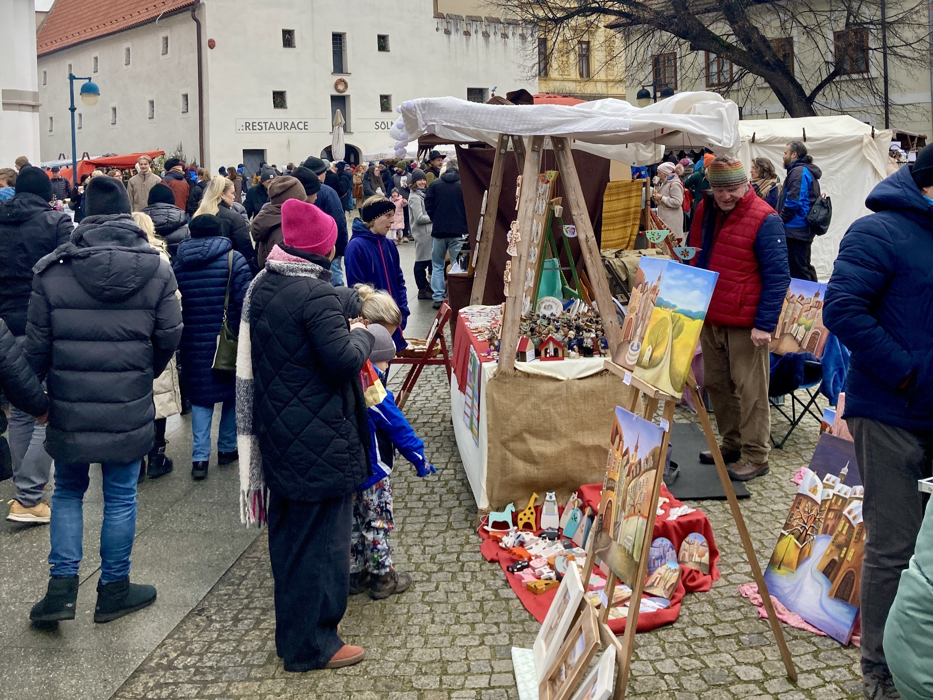 Vánoce na starém městě a staročeská ulička v Panské