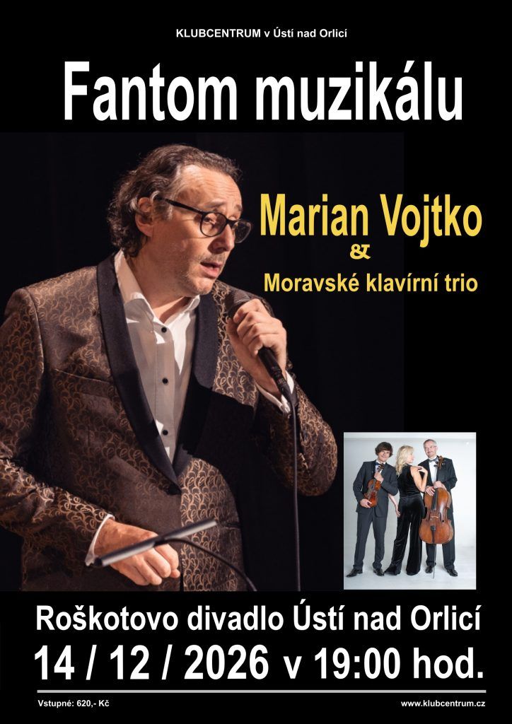 Fantom muzikálu - Marian Vojtko a Moravské klavírní trio