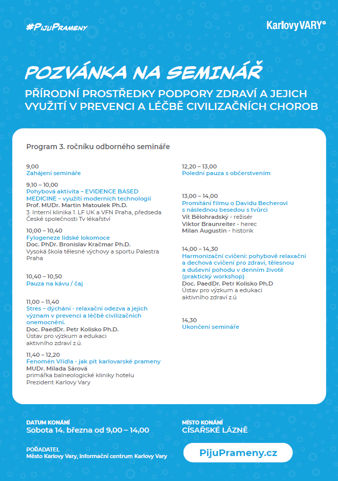 Program 3. ročníku odborného semináře