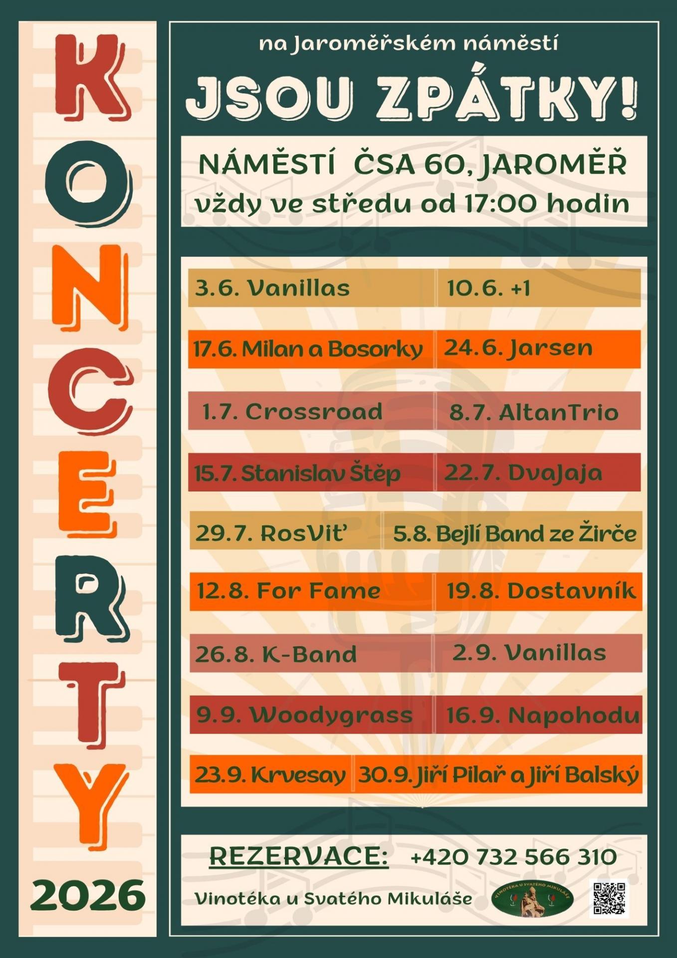 KONCERTY NA PODSÍNI