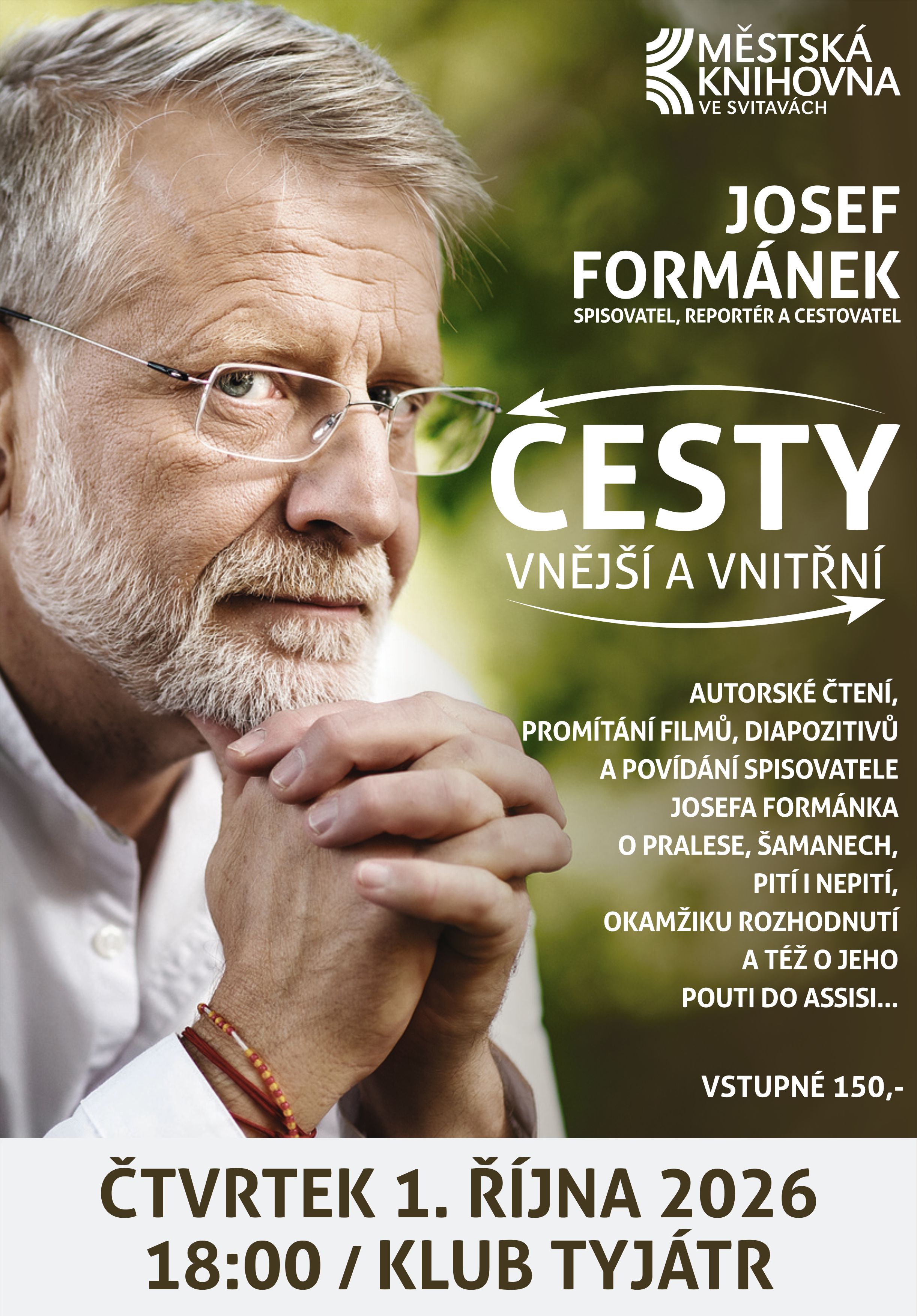 Autorské čtení a beseda s Josefem Formánkem