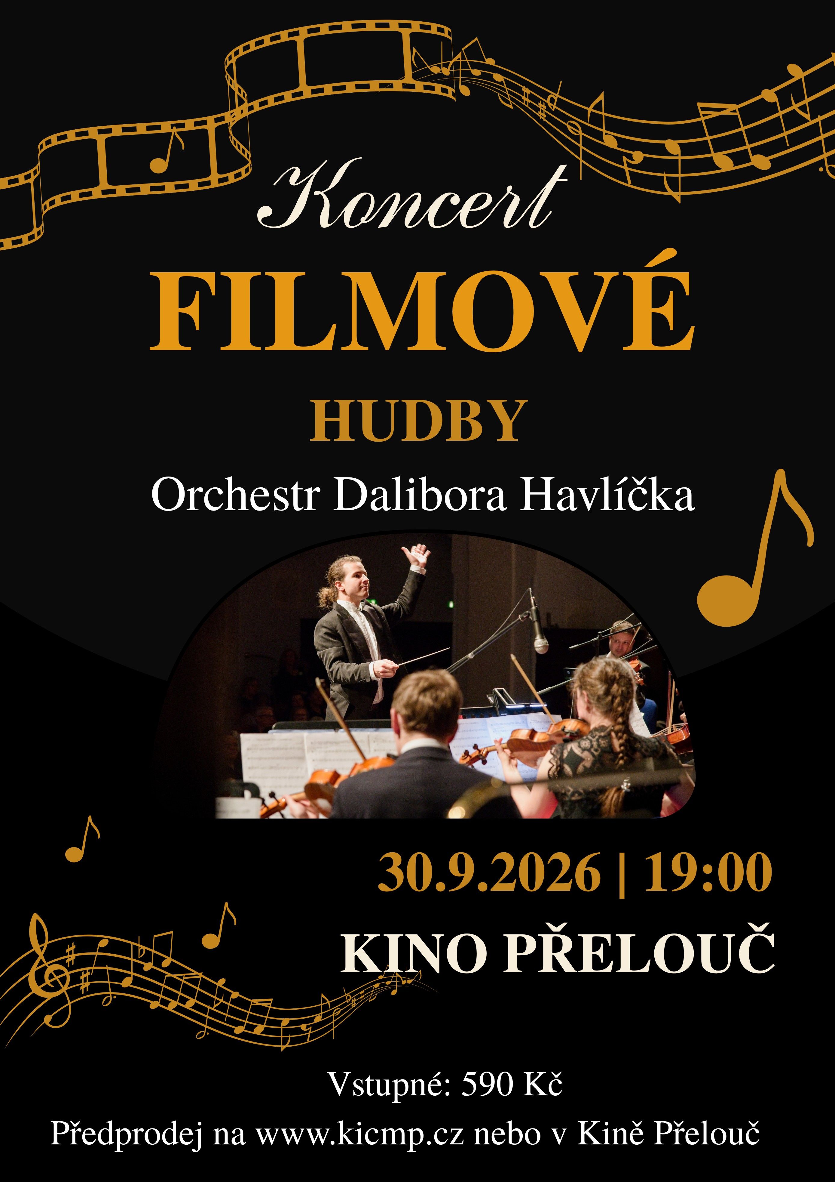 Koncert filmové hudby - Orchestr Dalibora Havlíčka