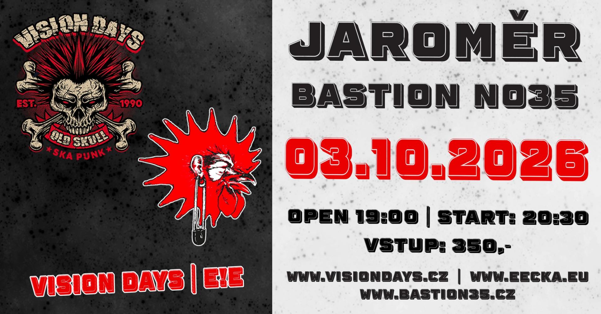 Koncerty kapel E!E / Vision Days