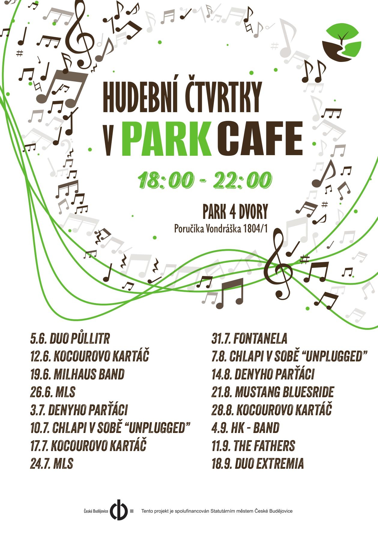 Hudební čtvrtky v Park Cafe