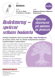 Rodokmeny: společné setkání badatelů
