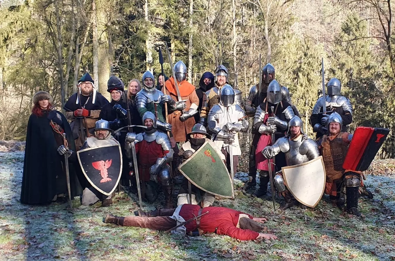 Silvestrovská šermířská procházka na hradě Krašov
