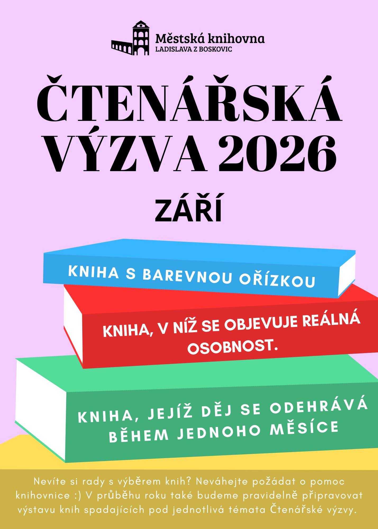 Čtenářská výzva 2026: září