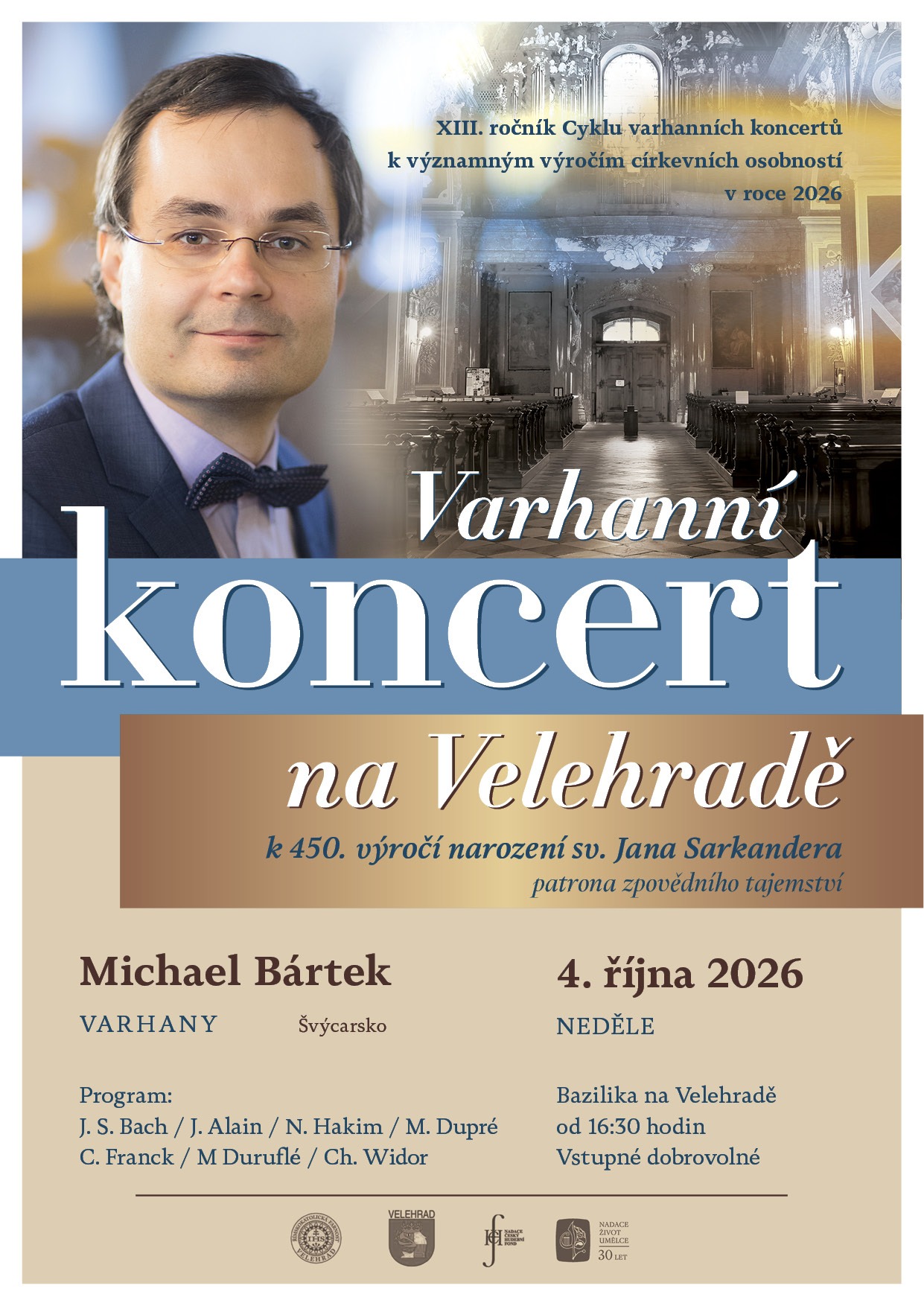 Varhanní koncert ve velehradské bazilice
