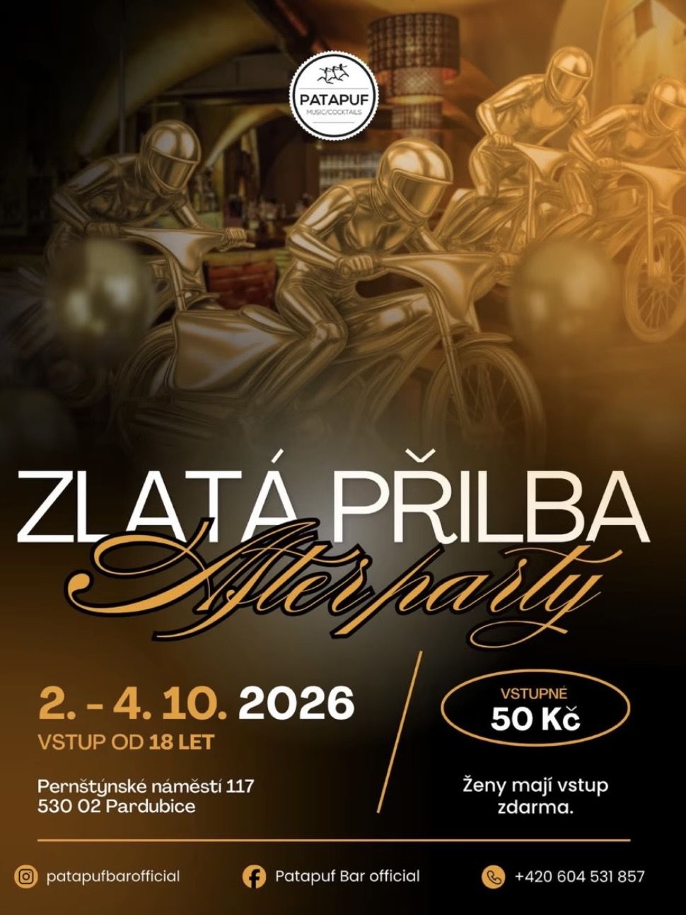Zlatá přilba - After party