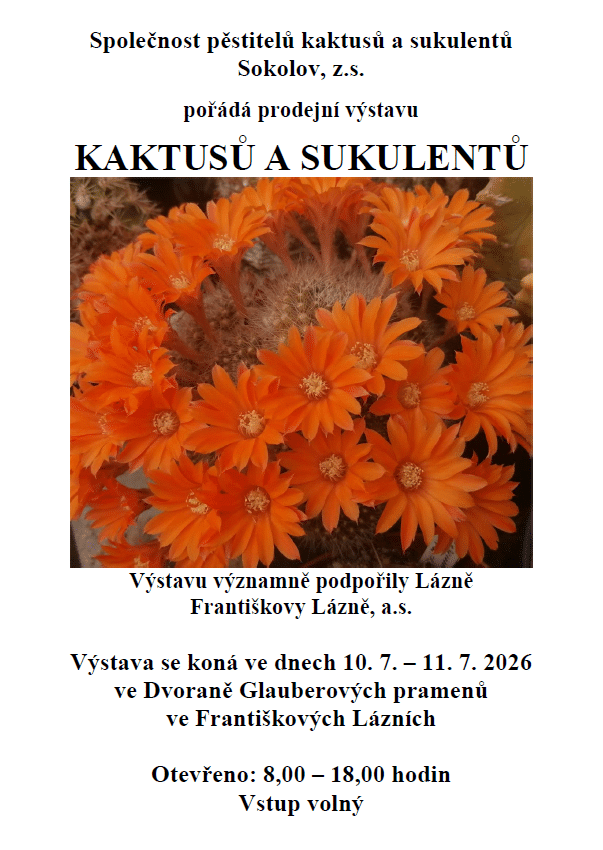 Výstava kaktusů a sukulentů