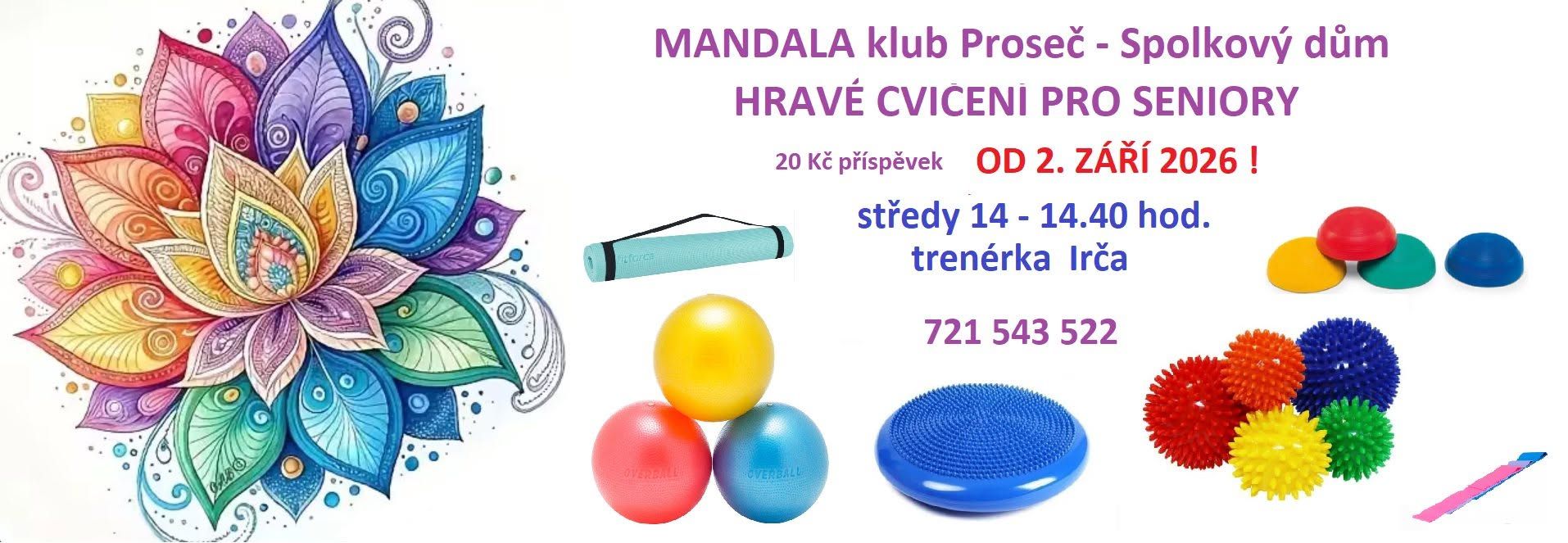 Hravé cvičení pro seniory