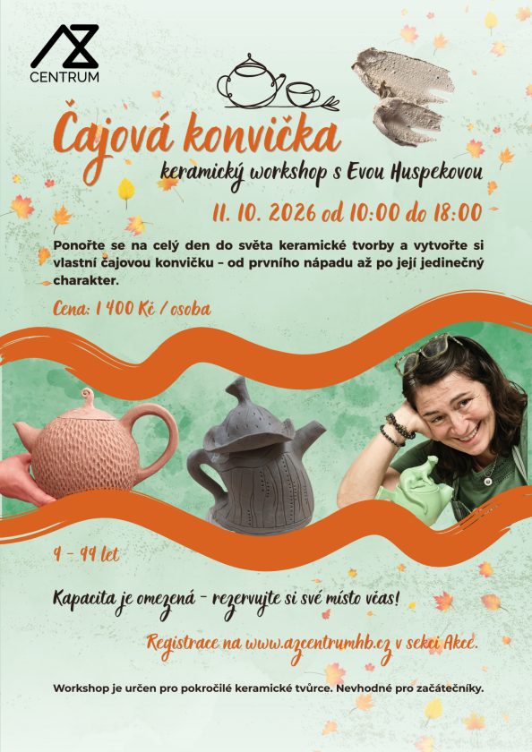 Čajová konvička – keramický workshop