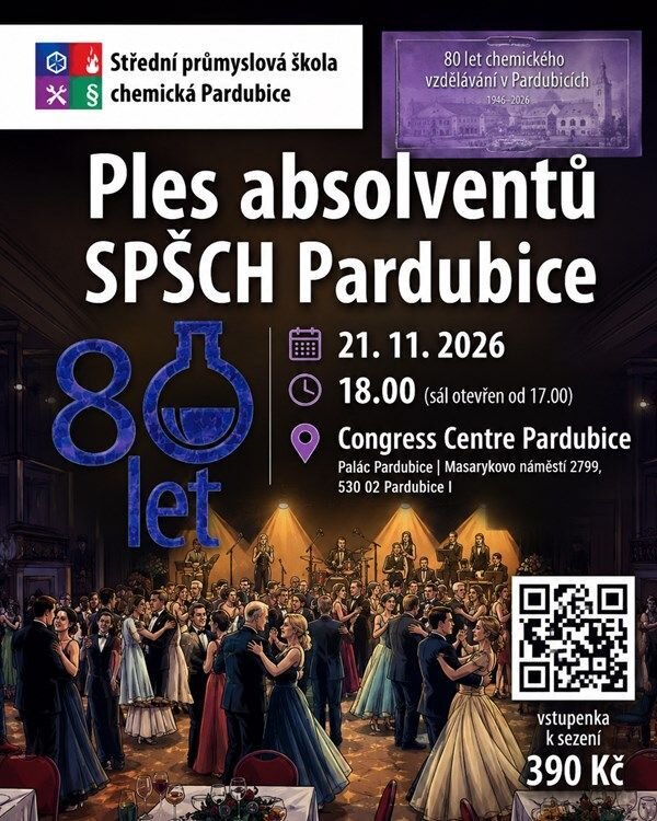 Ples absolventů SPŠCH - 80. výročí založení školy