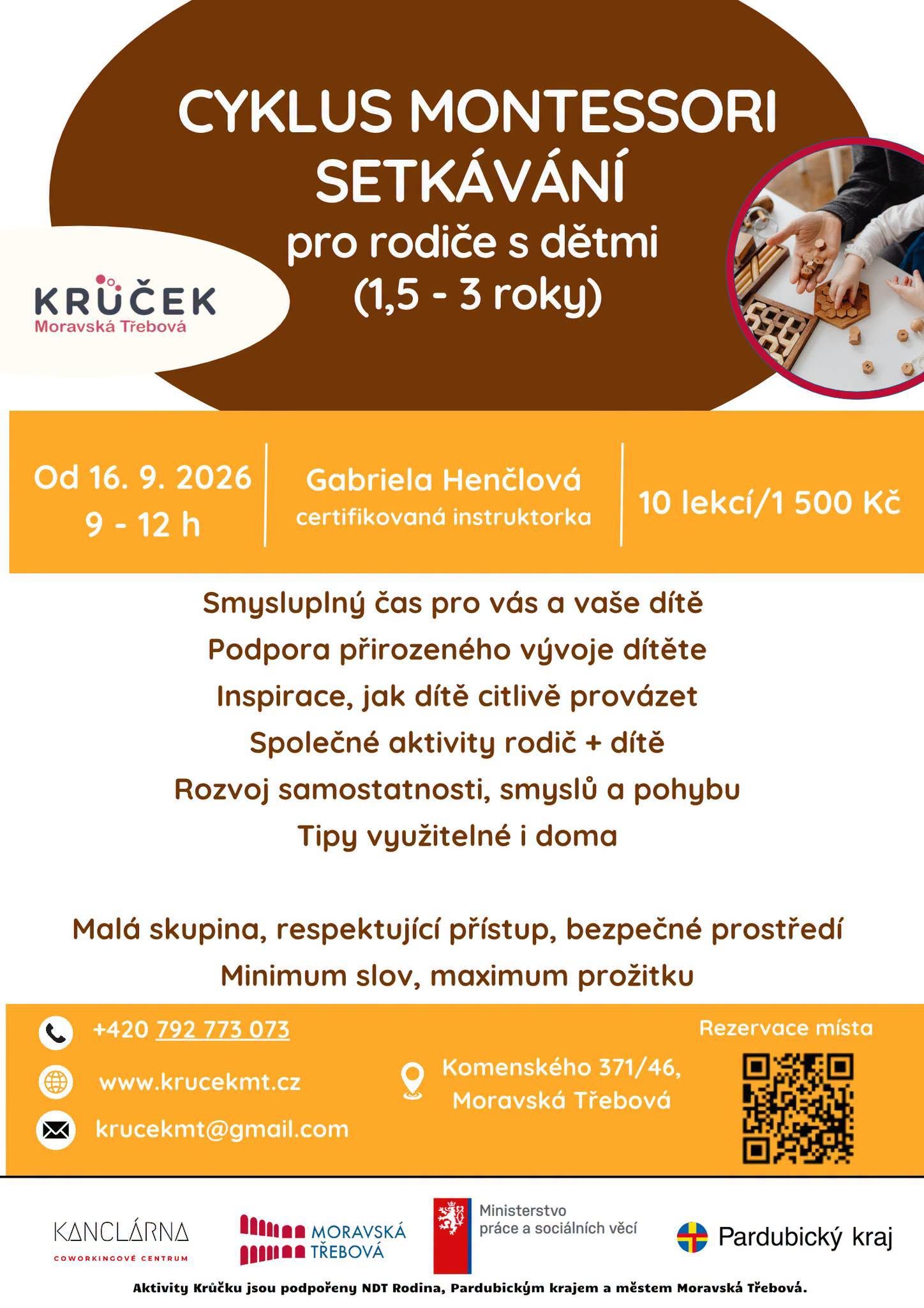 Montessori kurz pro rodiče s dětmi
