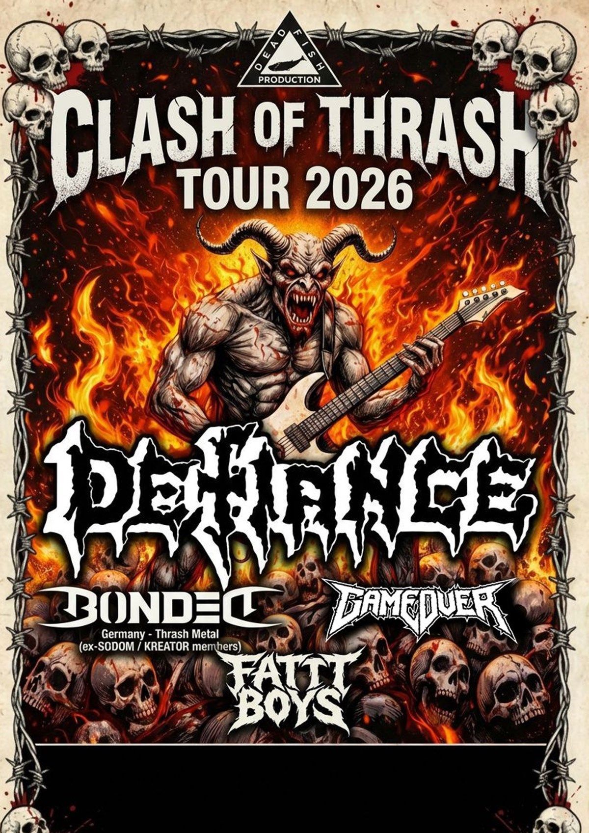 Clash of Thrash tour 2026