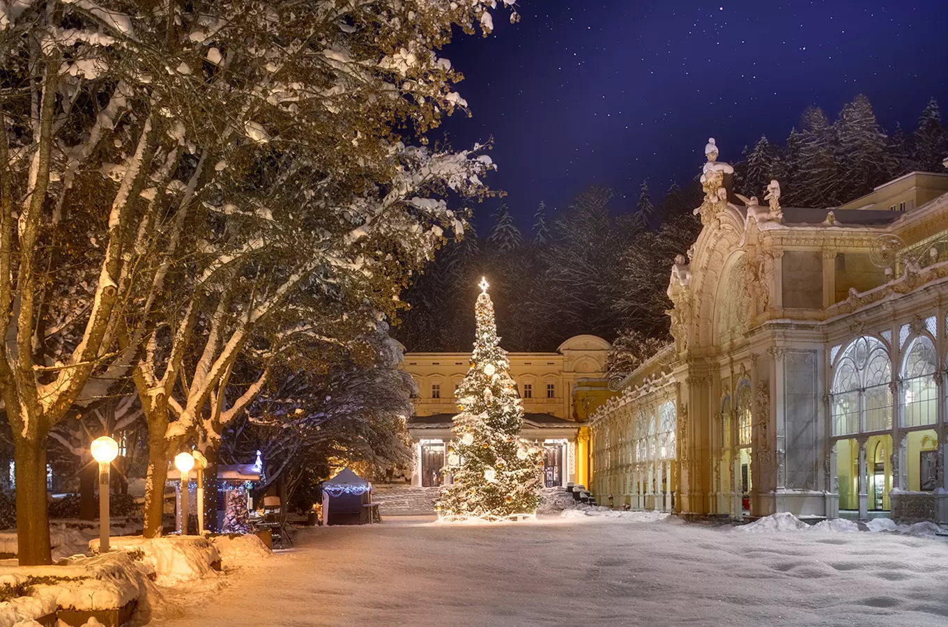 Adventní trhy na kolonádě v Mariánských Lázních 2026