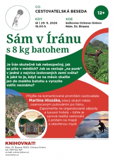 Sám v Íránu s 8 kg batohem