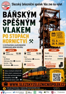Báňské spěšné vlaky po Ostravsko-karvinském černouhelném revíru 2026