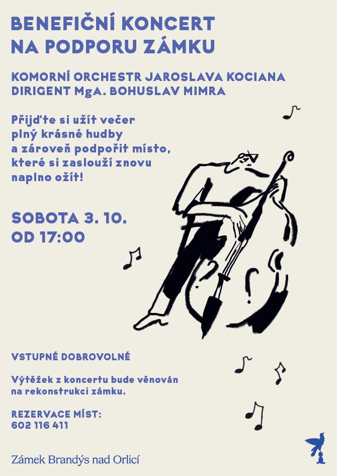 Benefiční koncert na podporu zámku