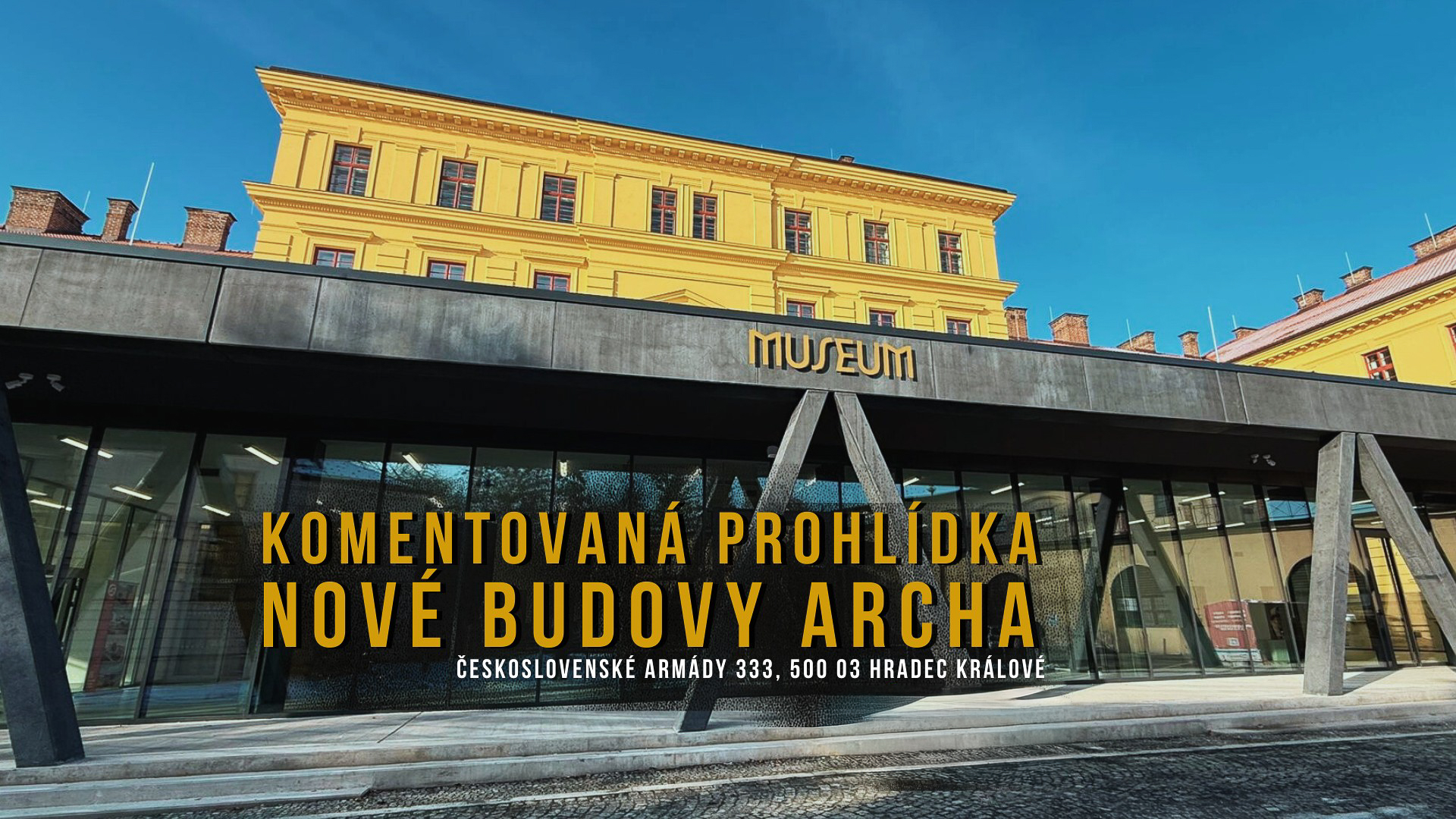 Komentovaná prohlídka nové budovy ARCHA (nutná rezervace)