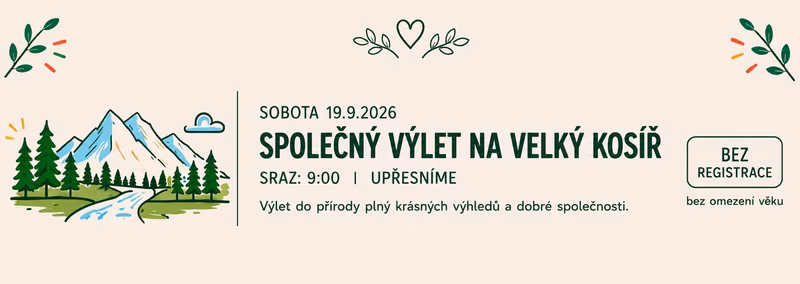 Společný výlet na Velký Kosíř