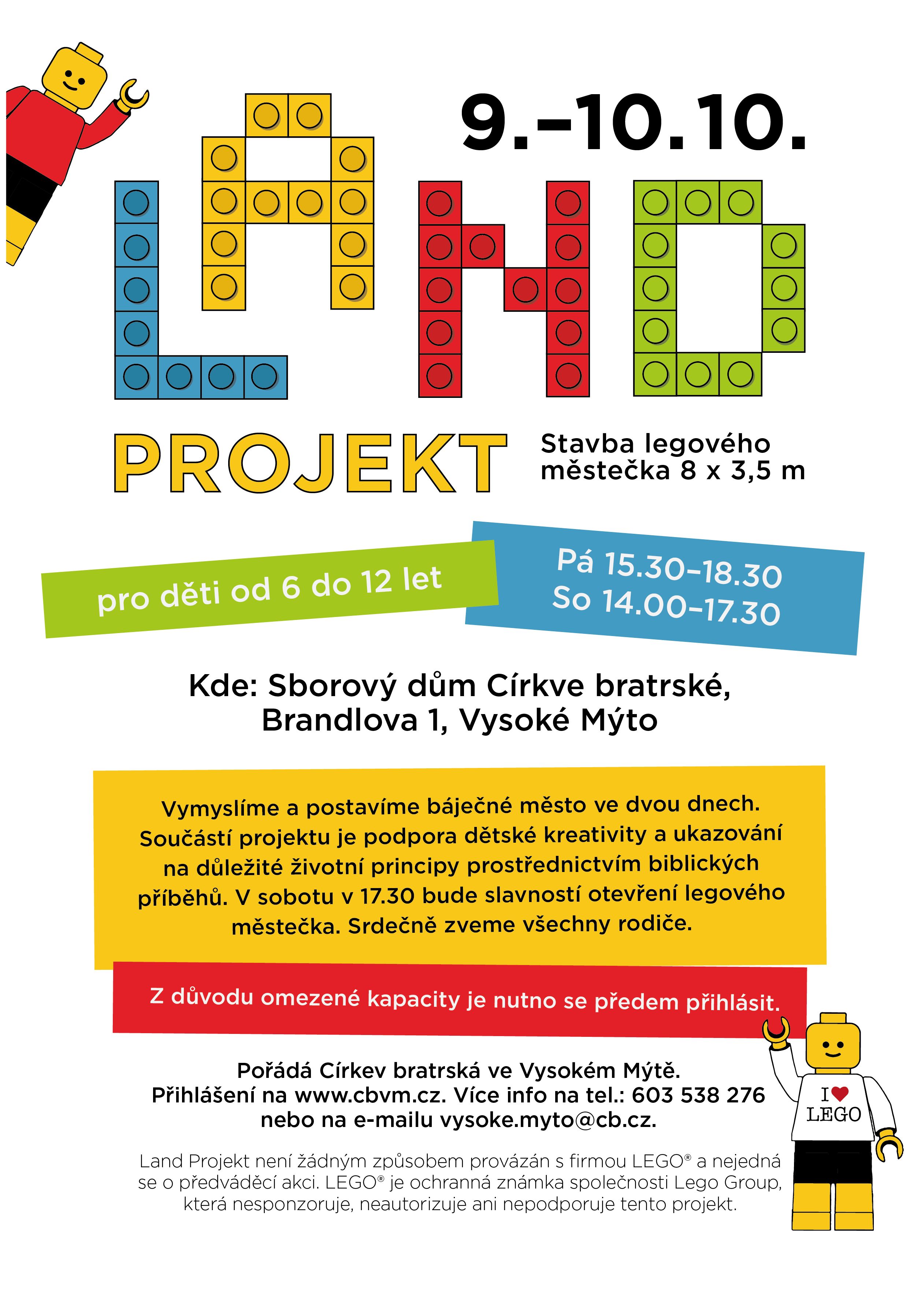 Landprojekt - stavba legového městečka