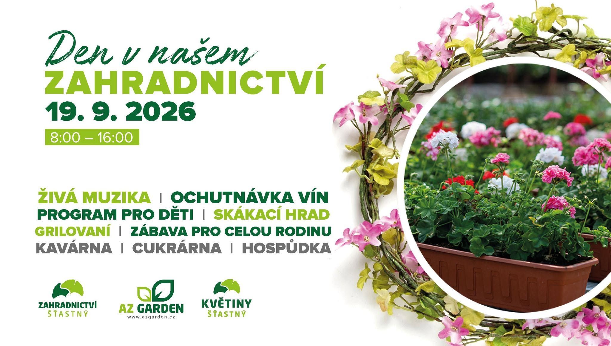Den v zahradnictví Šťastný