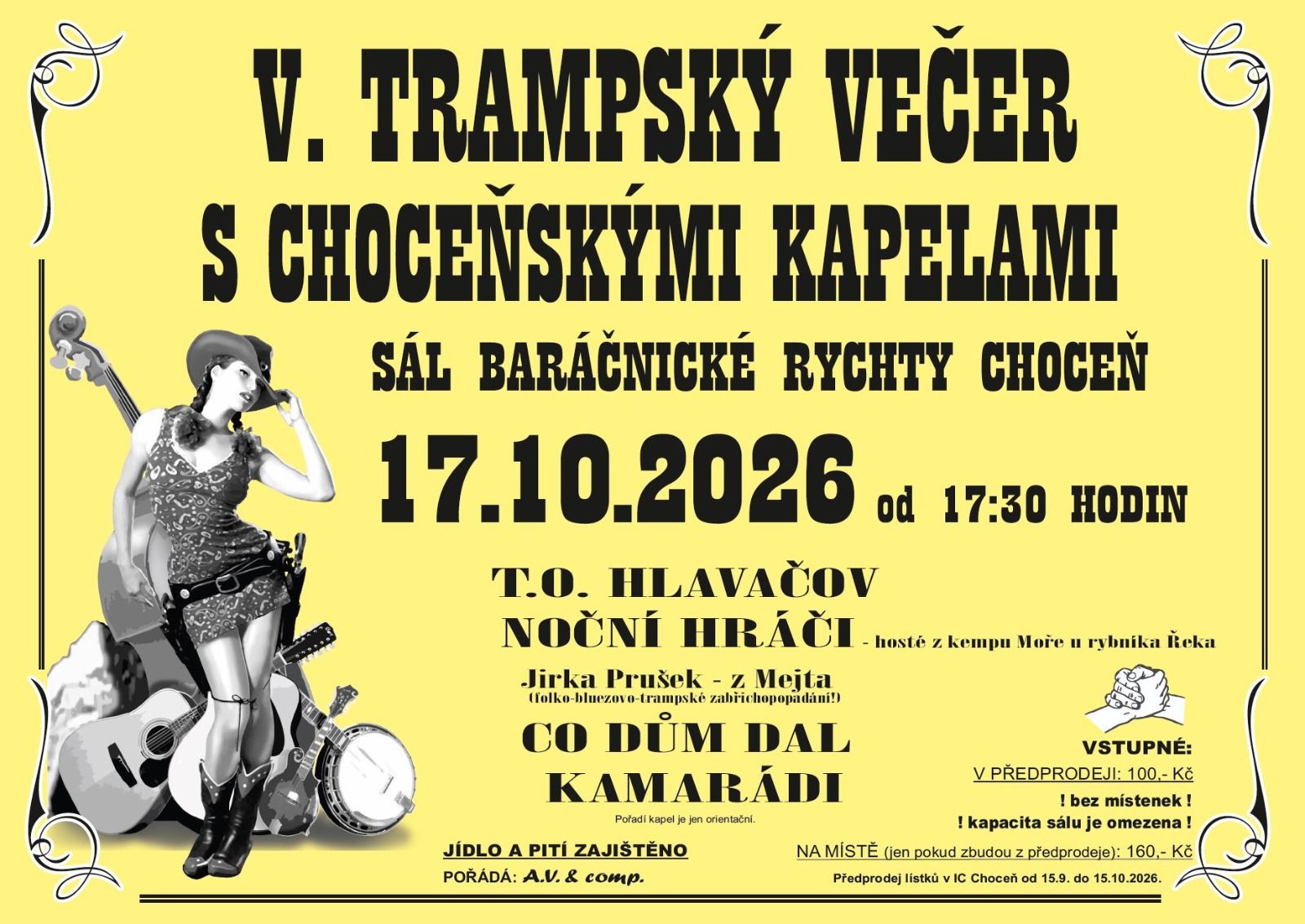 V. Trampský večer s choceňskými kapelami
