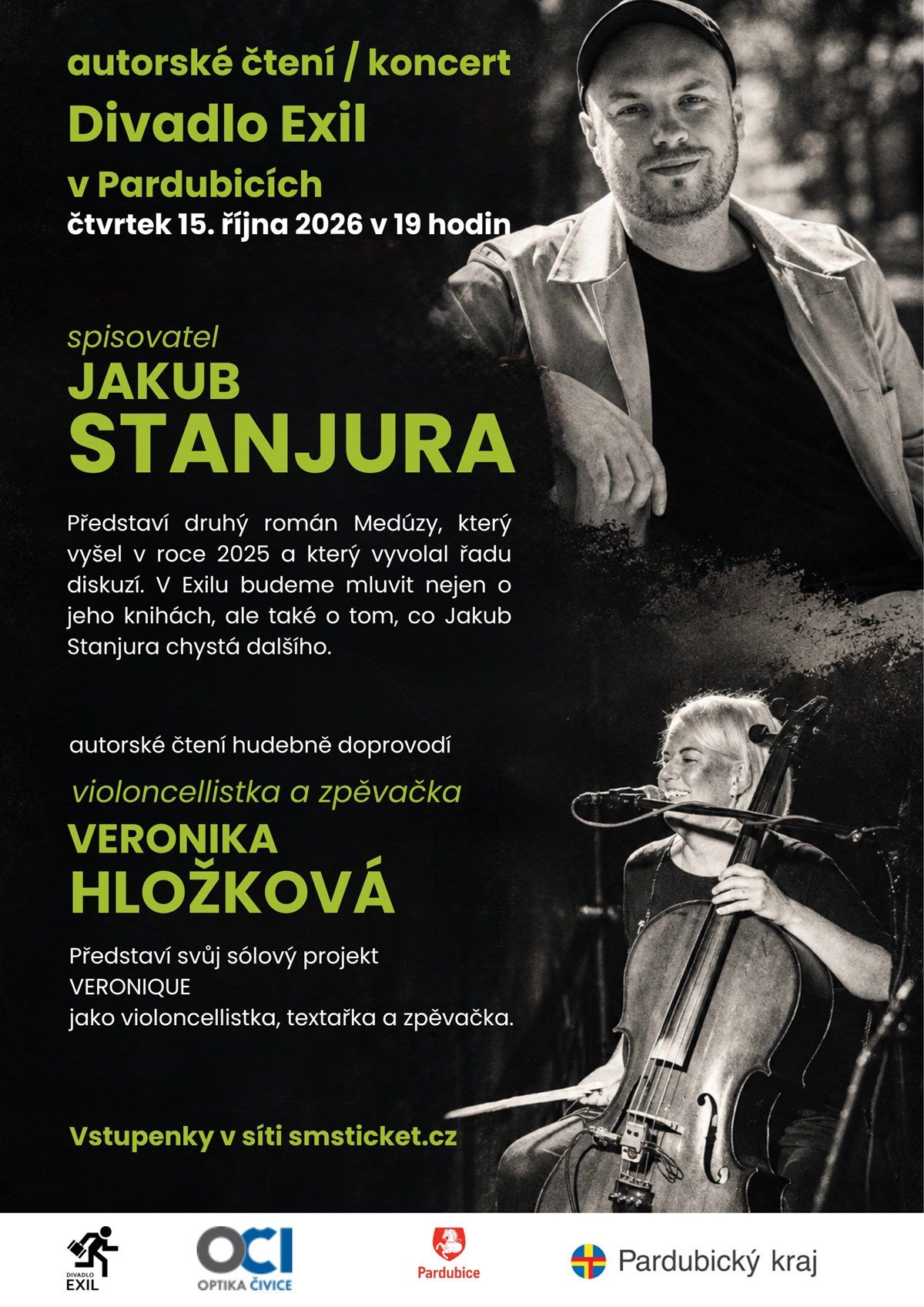 Jakub Stanjura & Veronique - autorské čtení / koncert