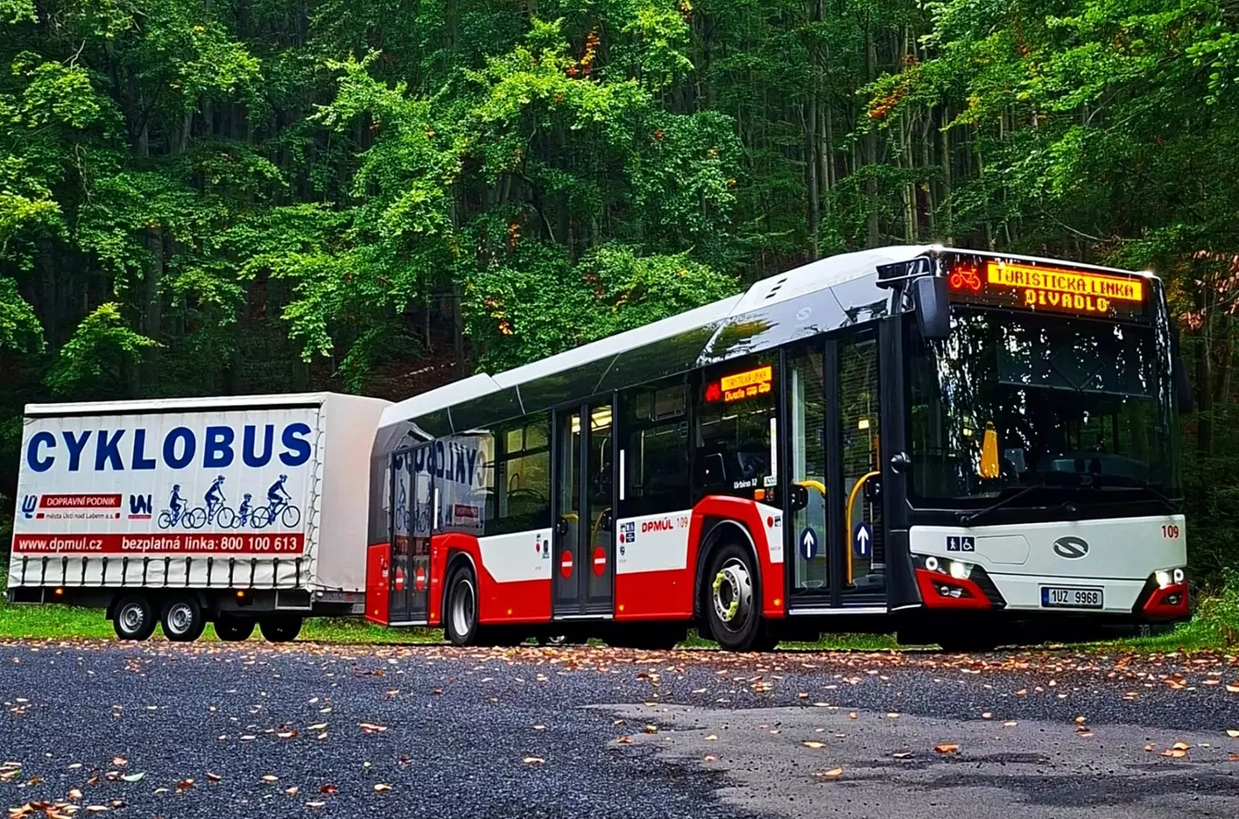 Cyklobusy Dopravního podniku města Ústí nad Labem – linka 20 a 21