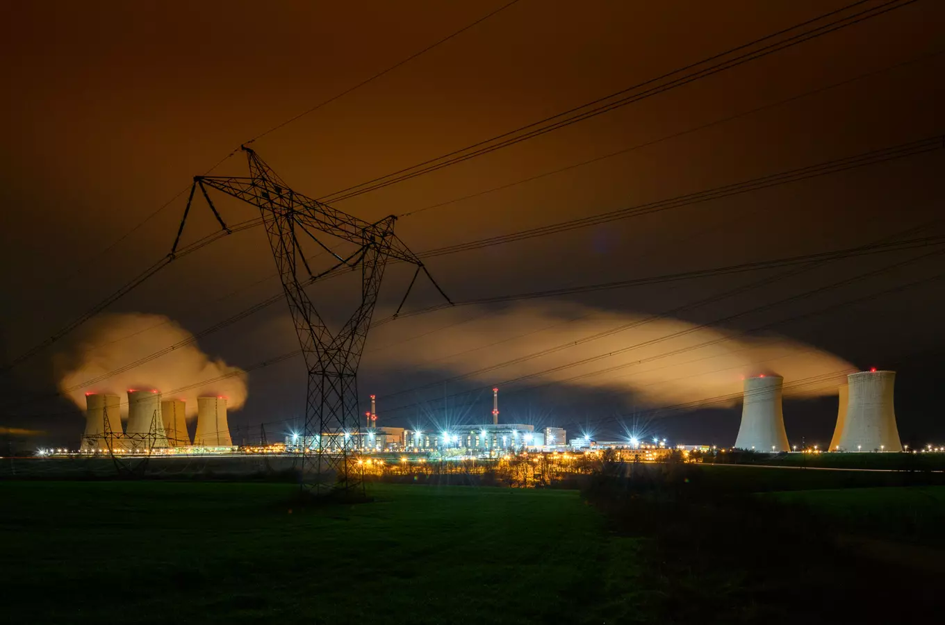 Noční prohlídky jaderné elektrárny Dukovany
