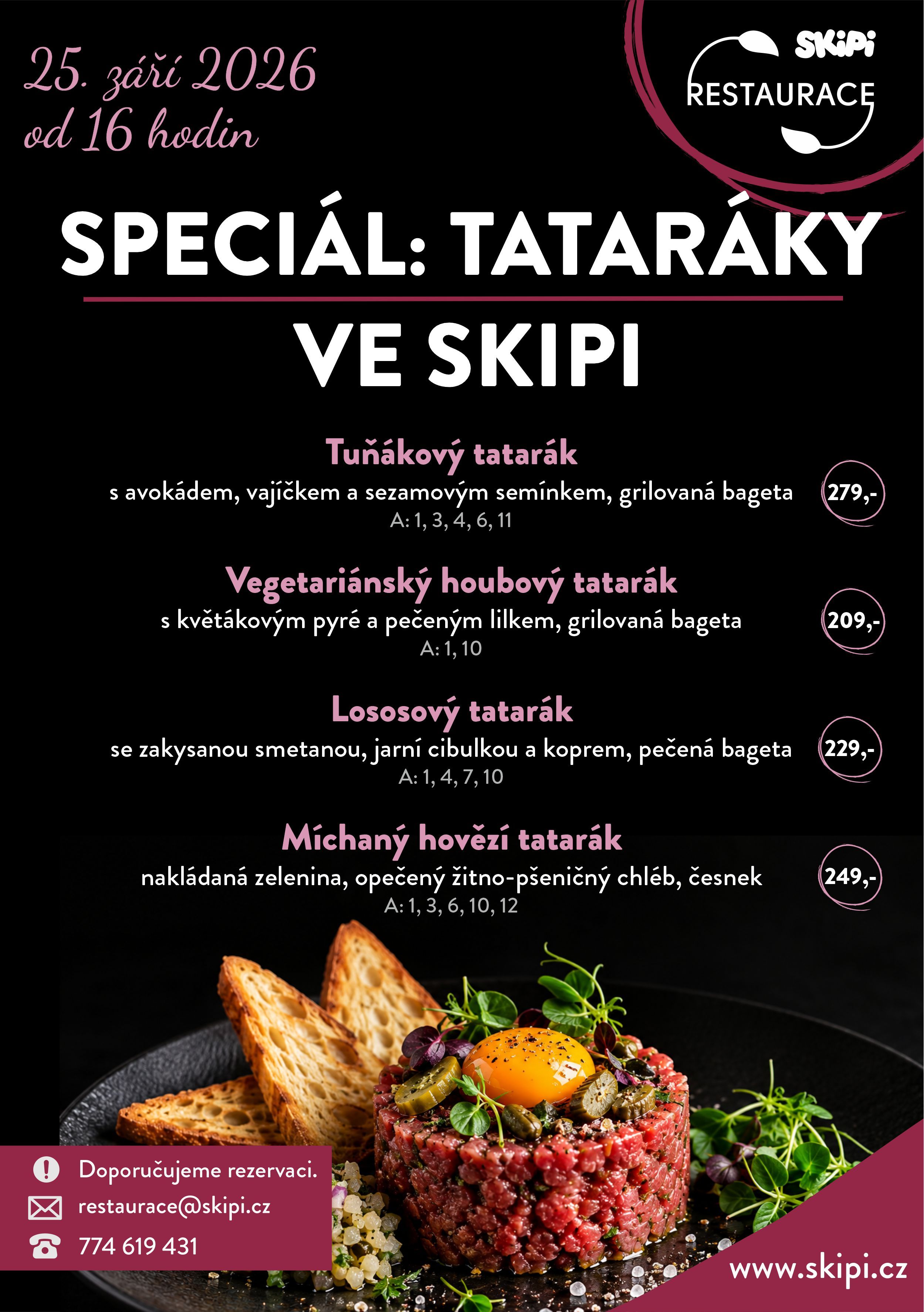 Gastrospeciál ve Skipi: Tataráky
