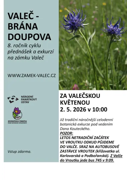 Brána Doupova: Za valečskou květenou (exkurze)