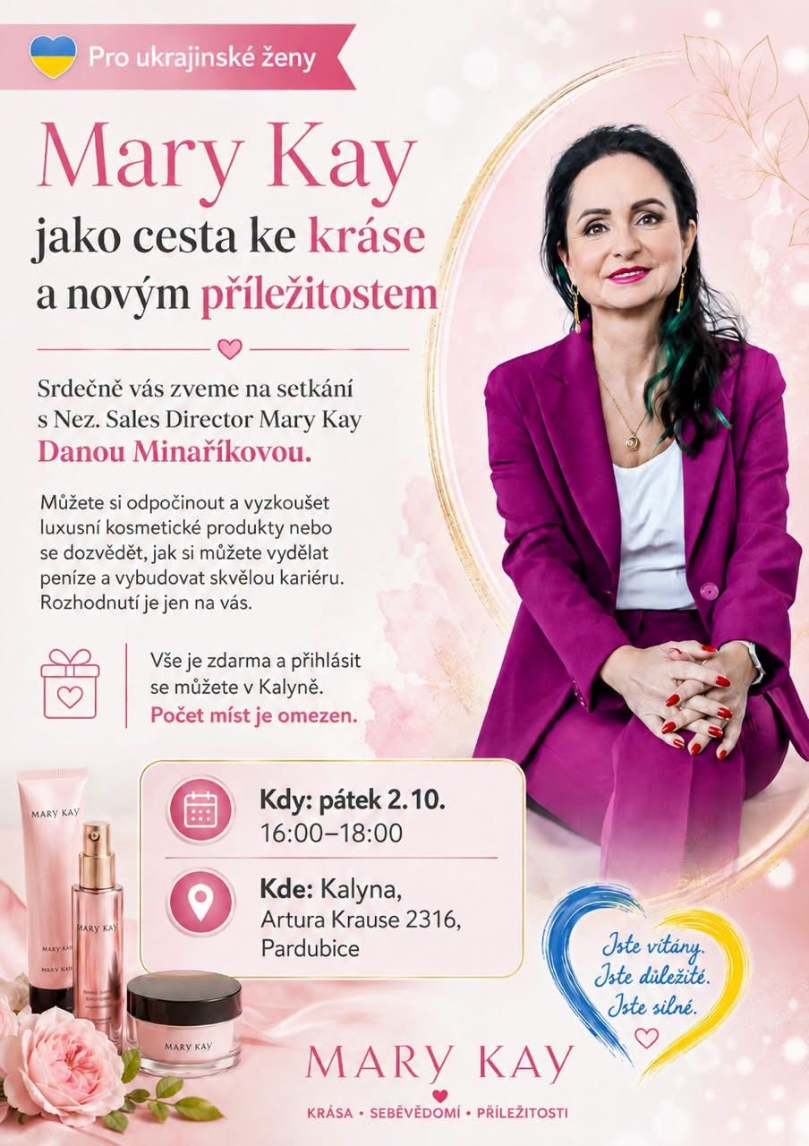 Mary Kay jako cesta ke kráse a novým příležitostem
