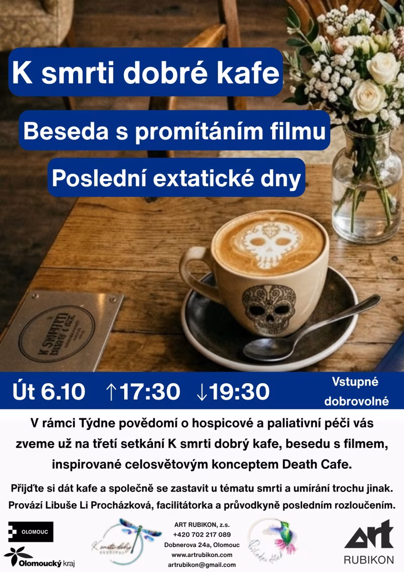 K smrti dobrý kafe - beseda s promítáním filmu Poslední extatické dny