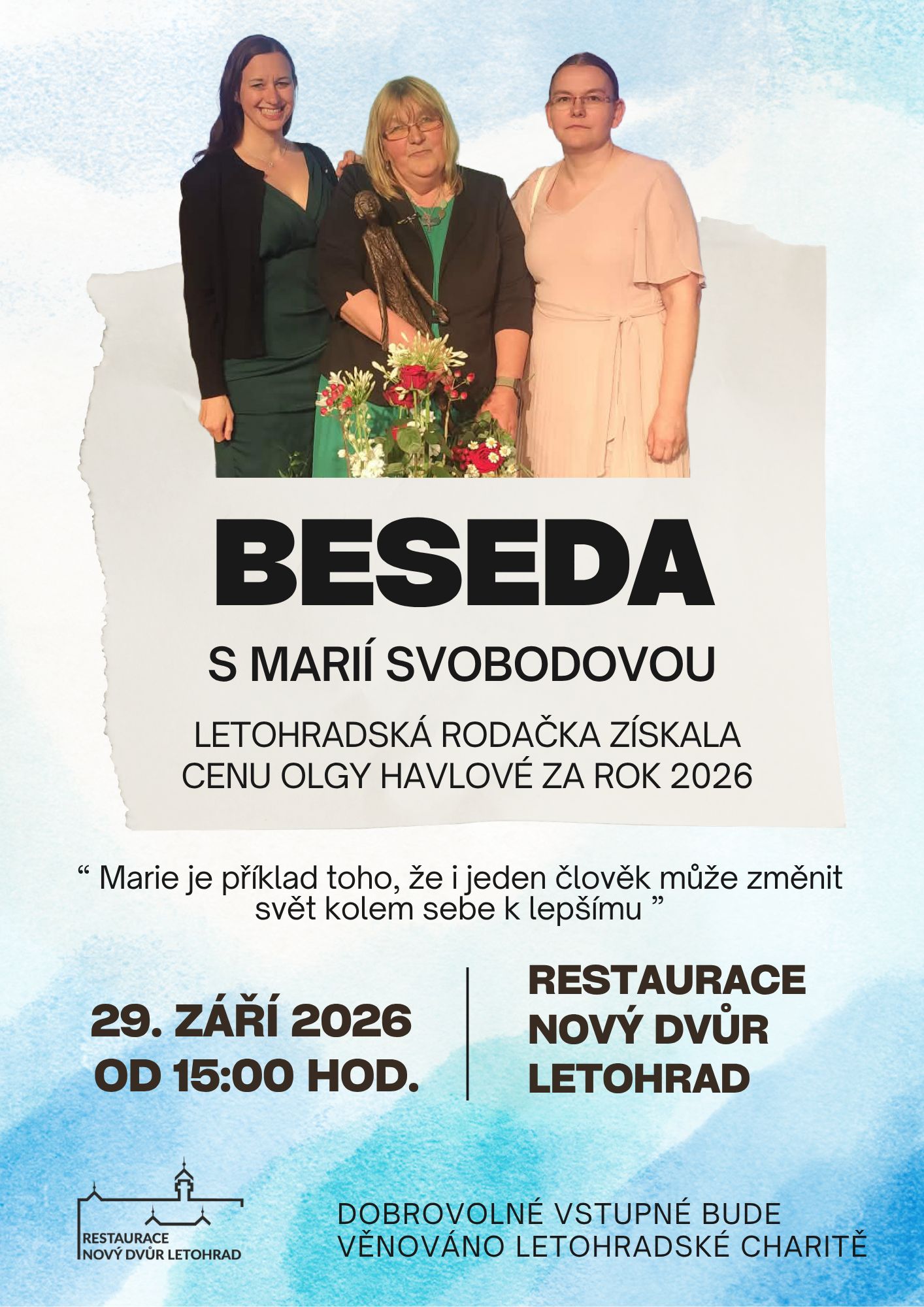 Beseda s Marií Svobodovou