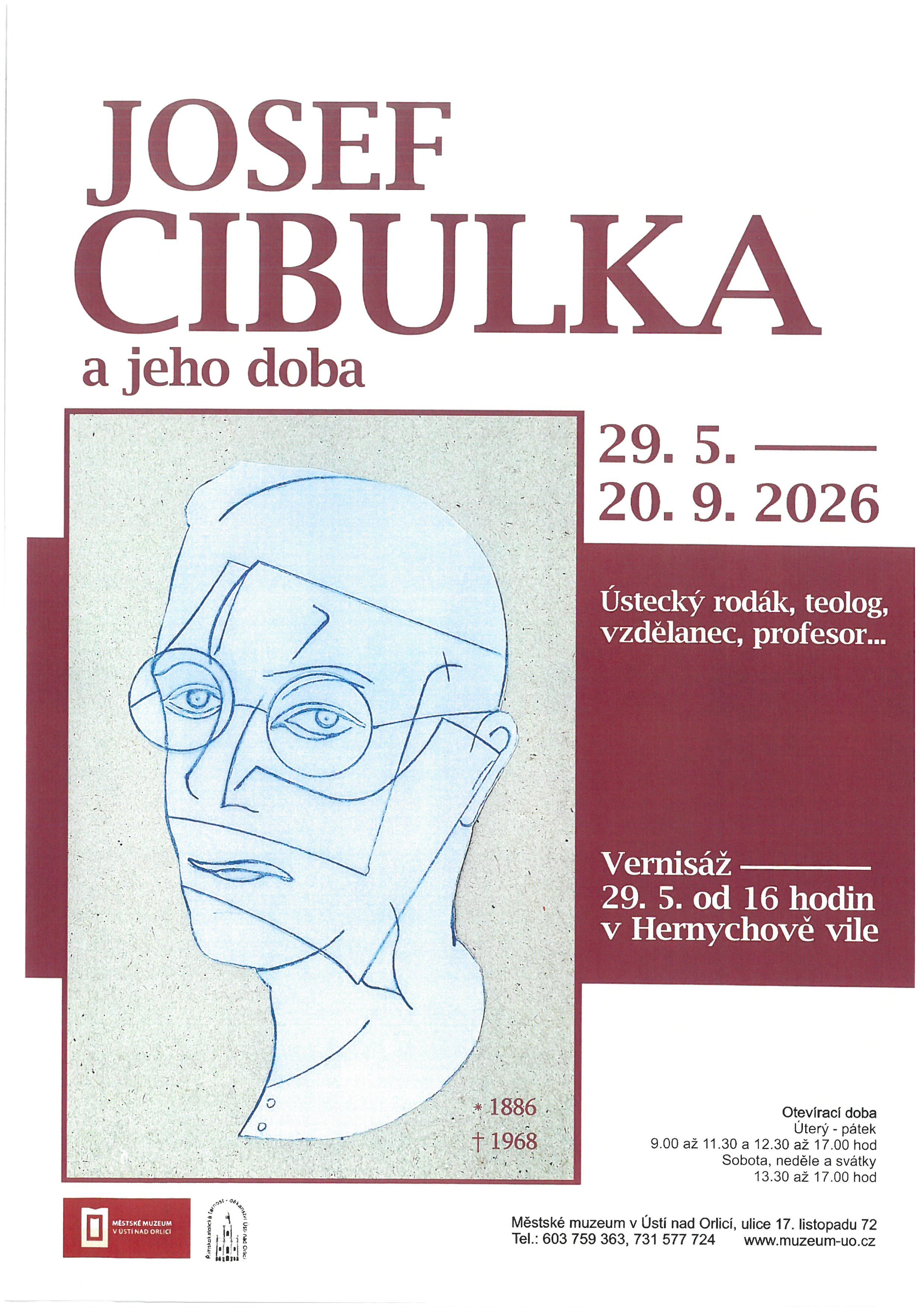 Výstava - Josef Cibulka a jeho doba