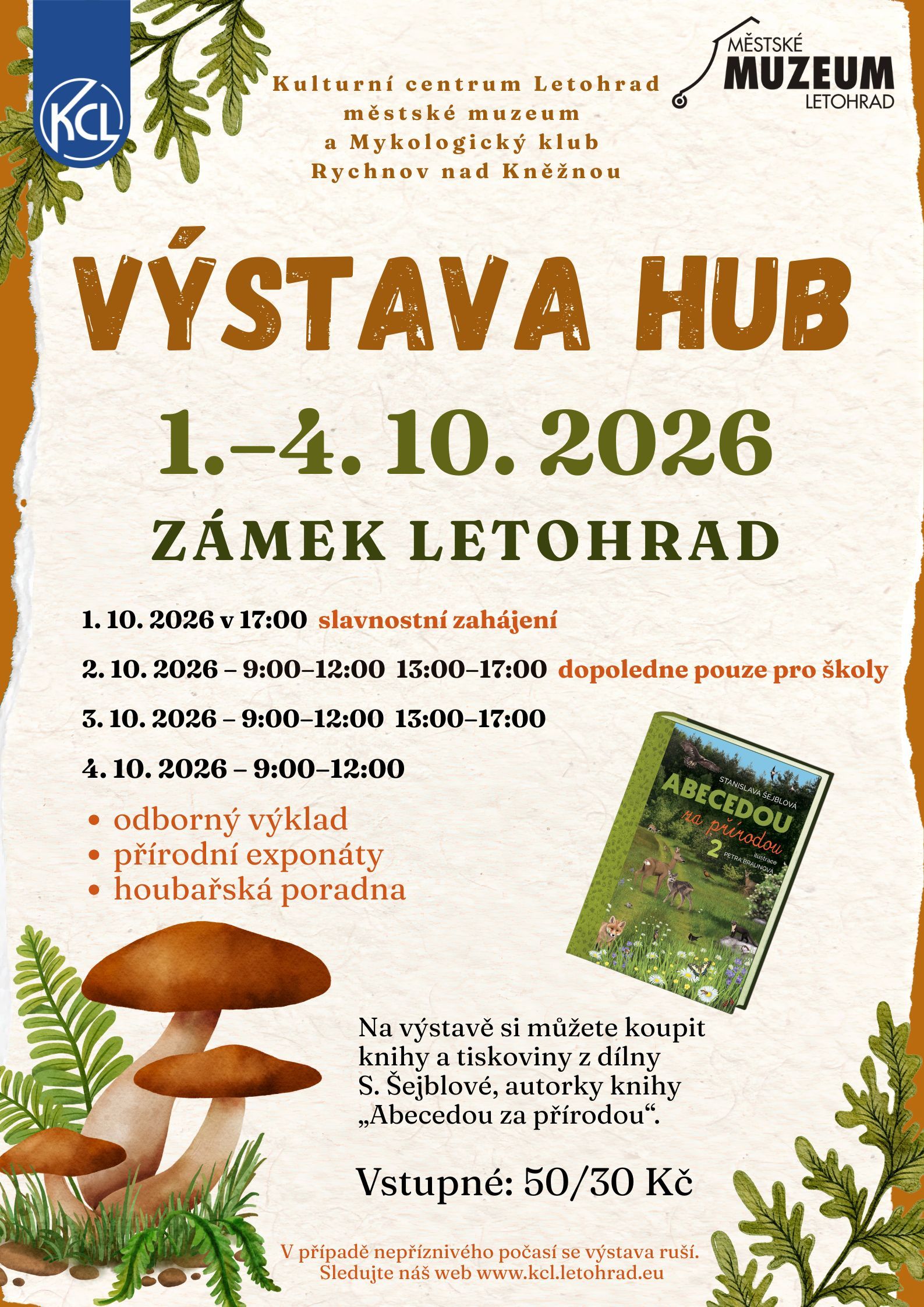 Vernisáž: Výstava hub