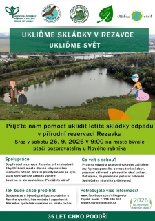 Úklid skládek v přírodní rezervaci Rezavka