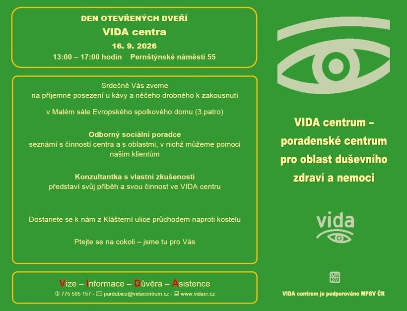 Den otevřených dveří Vida centra