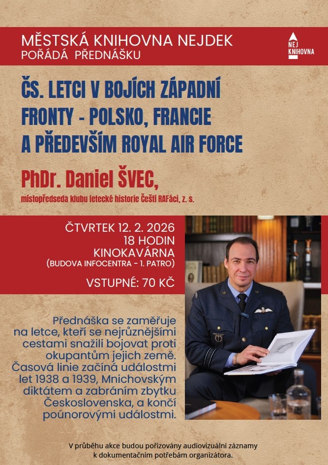 Čs. letci v bojích západní fronty – přednáška