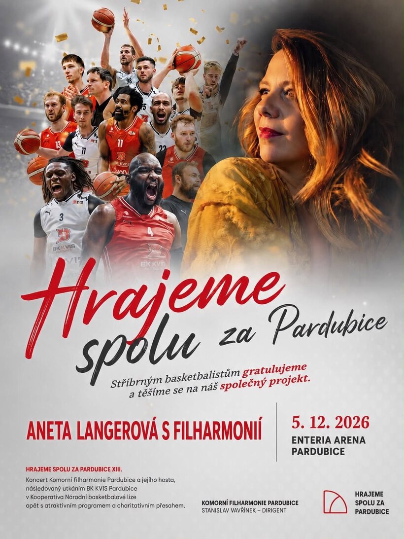 Hrajeme spolu za Pardubice XIII. - Aneta Langerová s Komorní filharmonií Pardubice