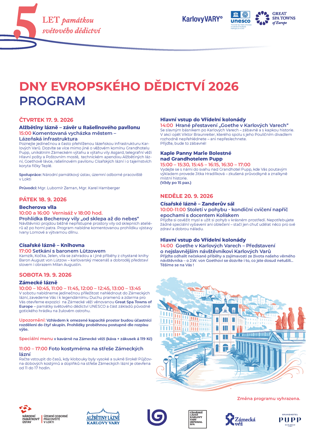 Dny evropského dědictví 2026
