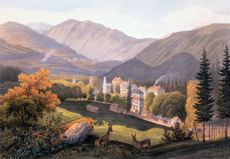 Arkádie: Lázeňská architektura