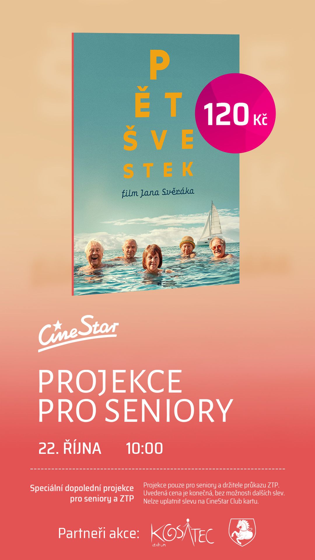 Projekce pro seniory - Pět švestek